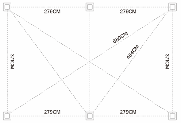 Bioklimatická pergola INTRO DUO 6x4 m, hliník - volně stojící