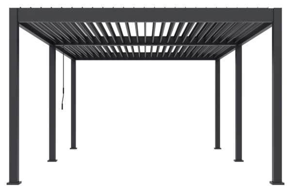 Bioklimatická pergola INTRO DUO 6x4 m, hliník - volně stojící